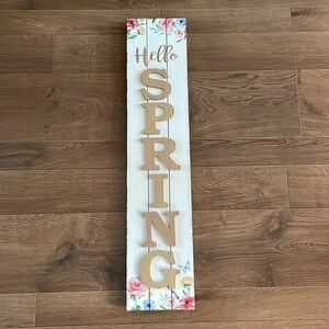 Hello Spring Sign